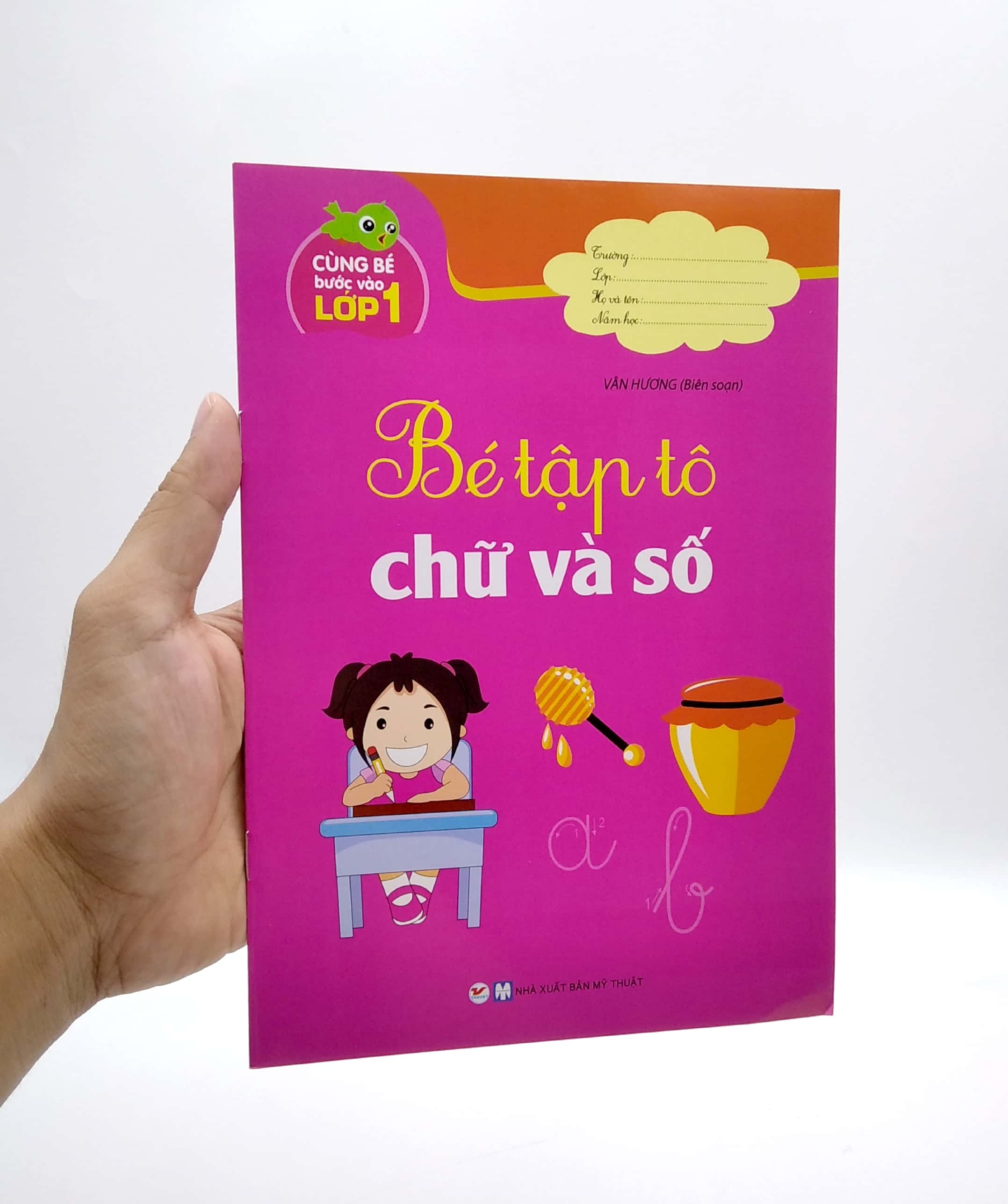 cùng bé bước vào lớp 1 - bé tập tô chữ và số