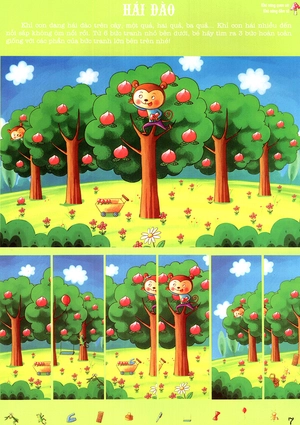 cùng bé chơi tìm nhanh mắt - khu vườn động vật