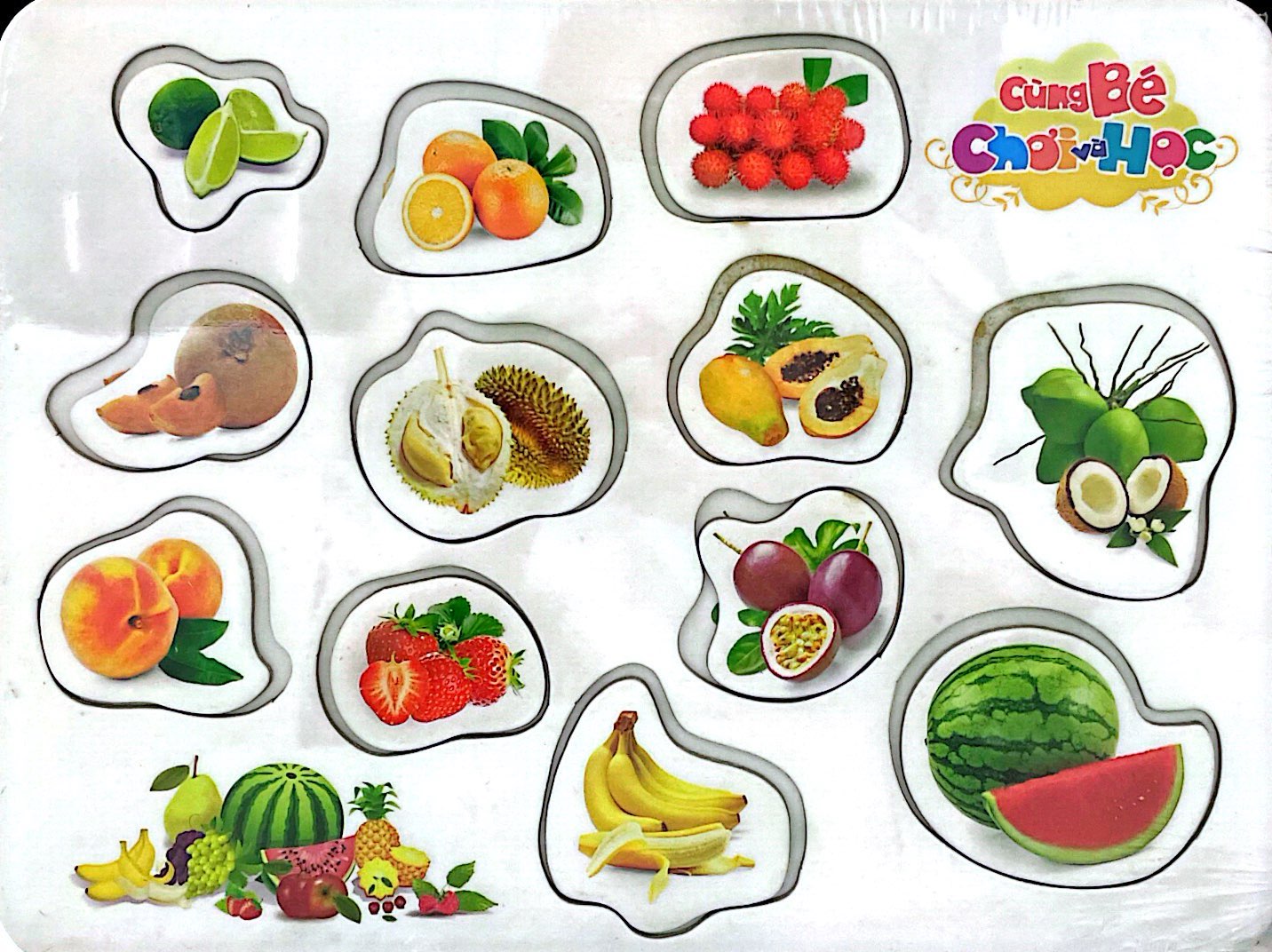 cùng bé chơi và học - chủ đề trái cây