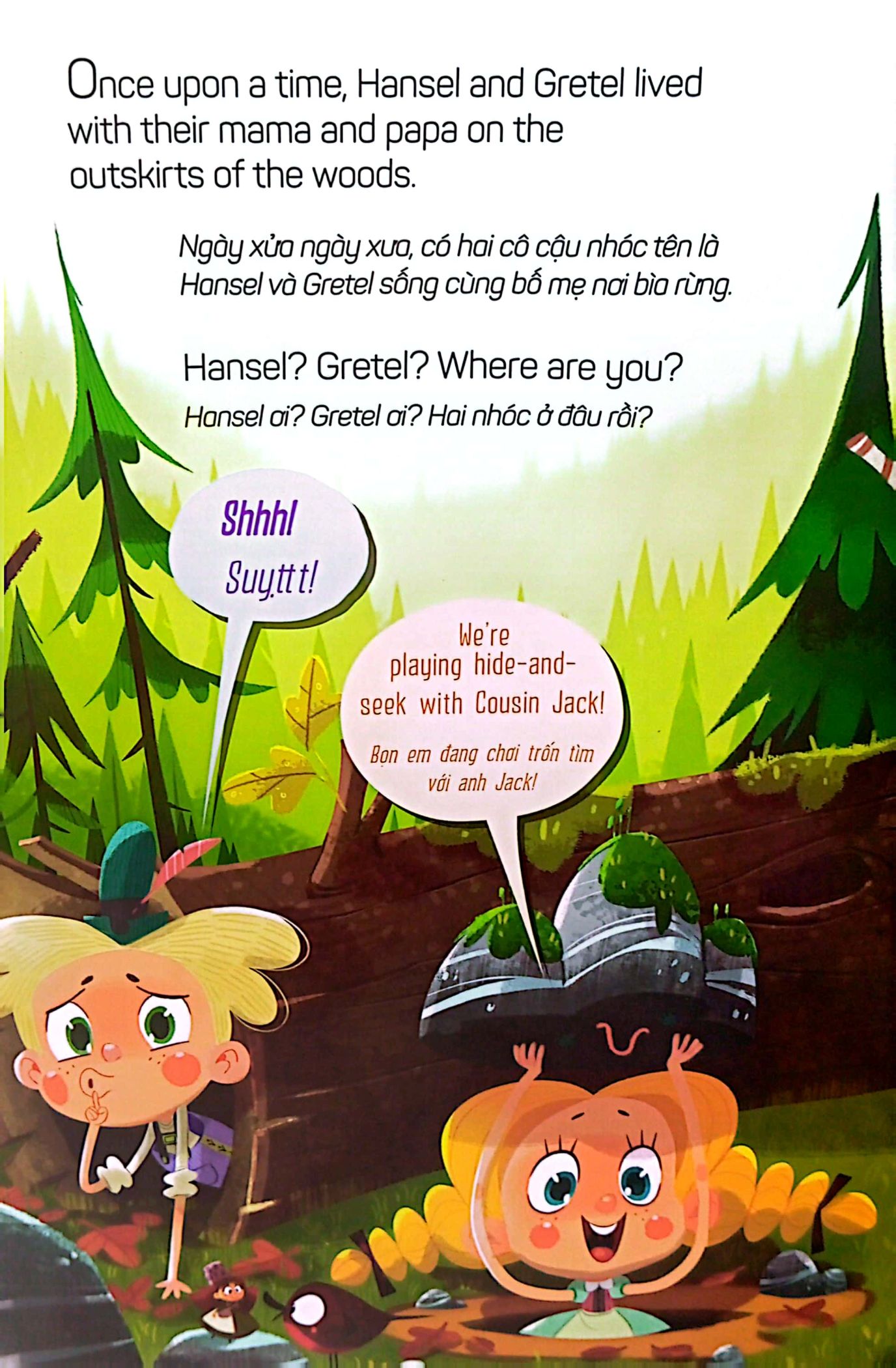 cùng bé kể chuyện sáng tạo - hansel và gretel