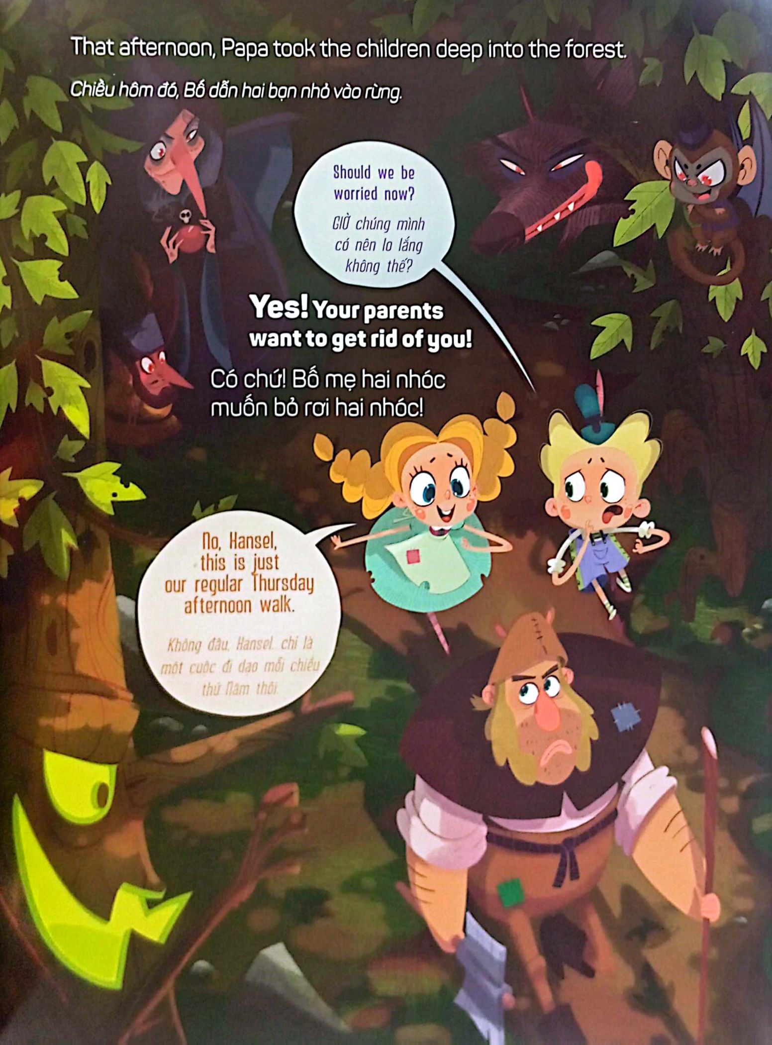 cùng bé kể chuyện sáng tạo - hansel và gretel