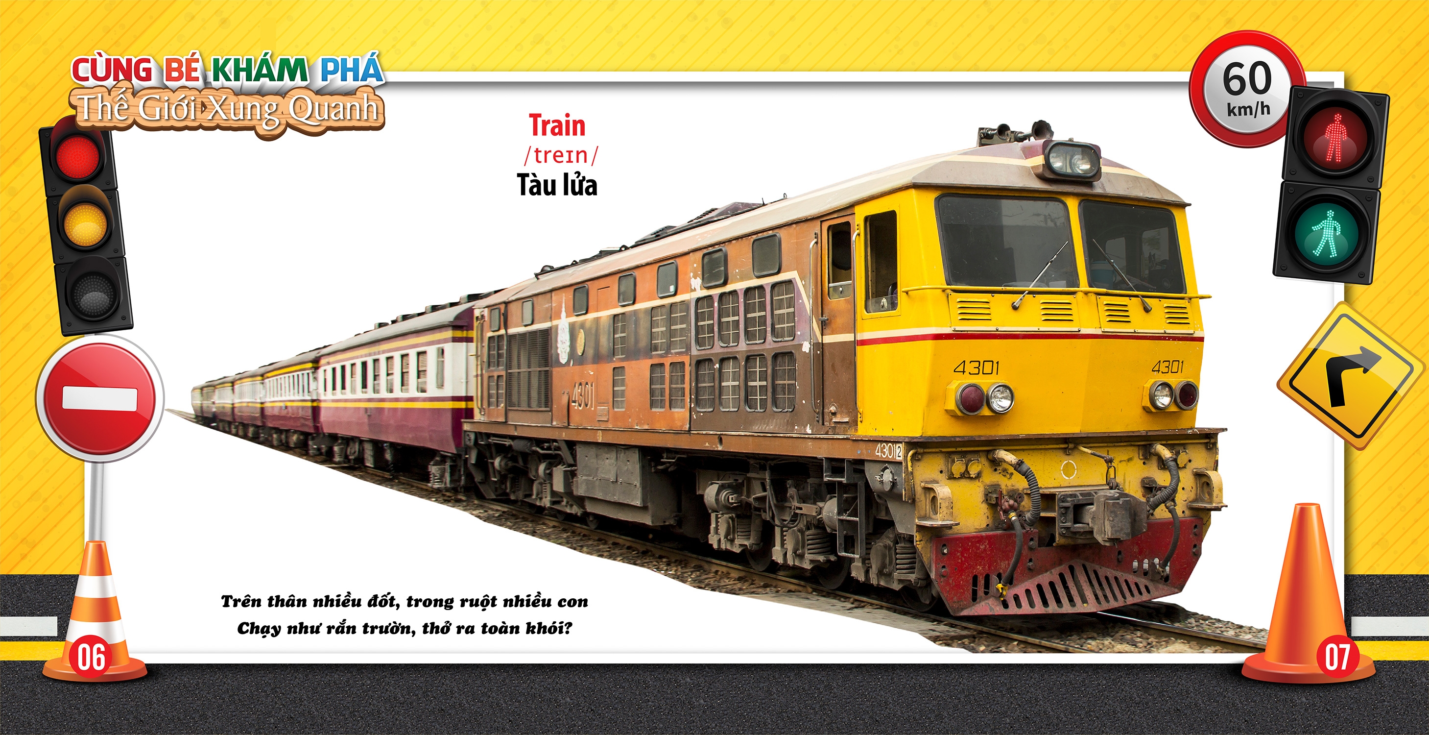 cùng bé khám phá thế giới xung quanh - phương tiện giao thông (sách song ngữ)