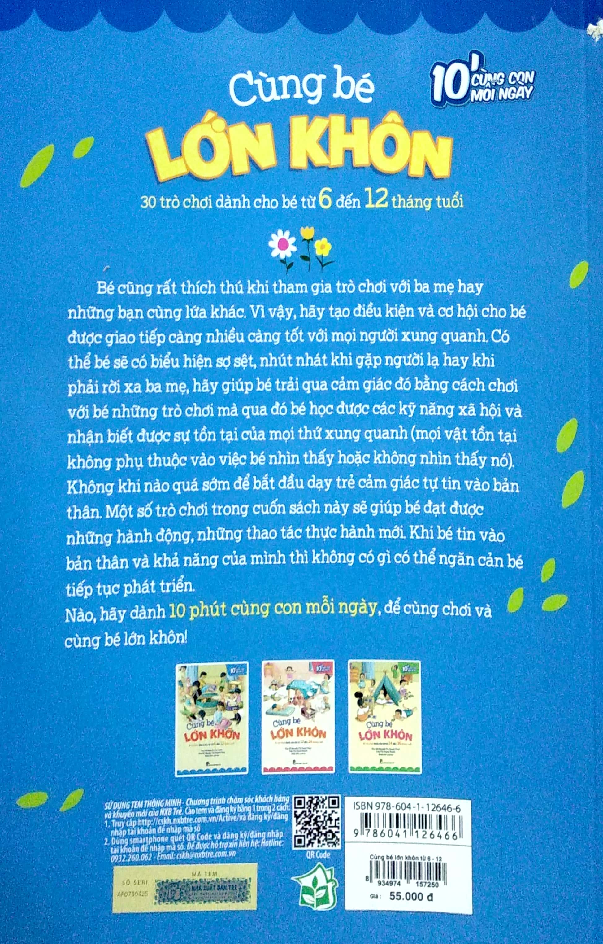 cùng bé lớn khôn: 30 trò chơi dành cho bé từ 06 đến 12 tháng tuổi