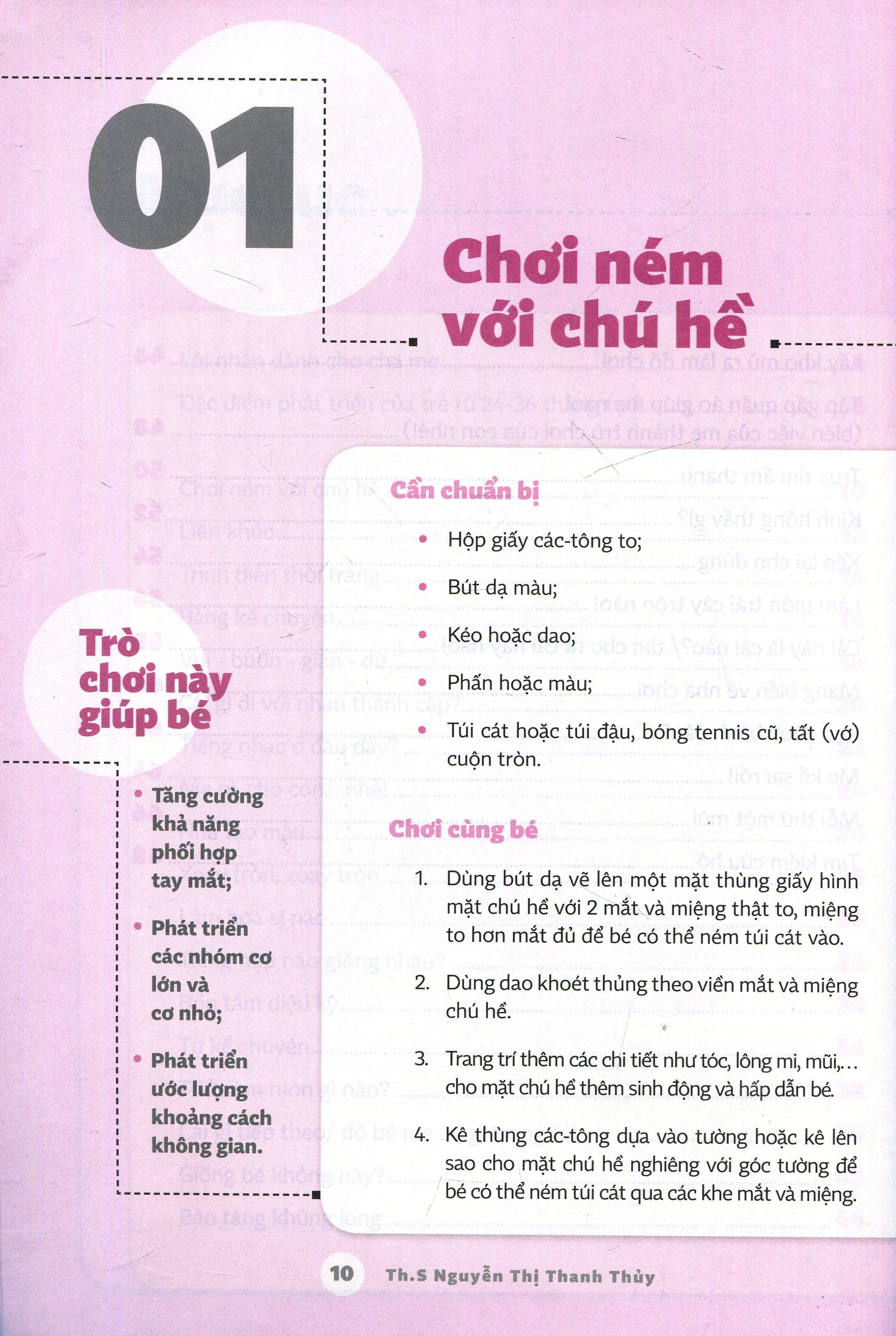 cùng bé lớn khôn - 30 trò chơi dành cho bé từ 24 đến 36 tháng tuổi