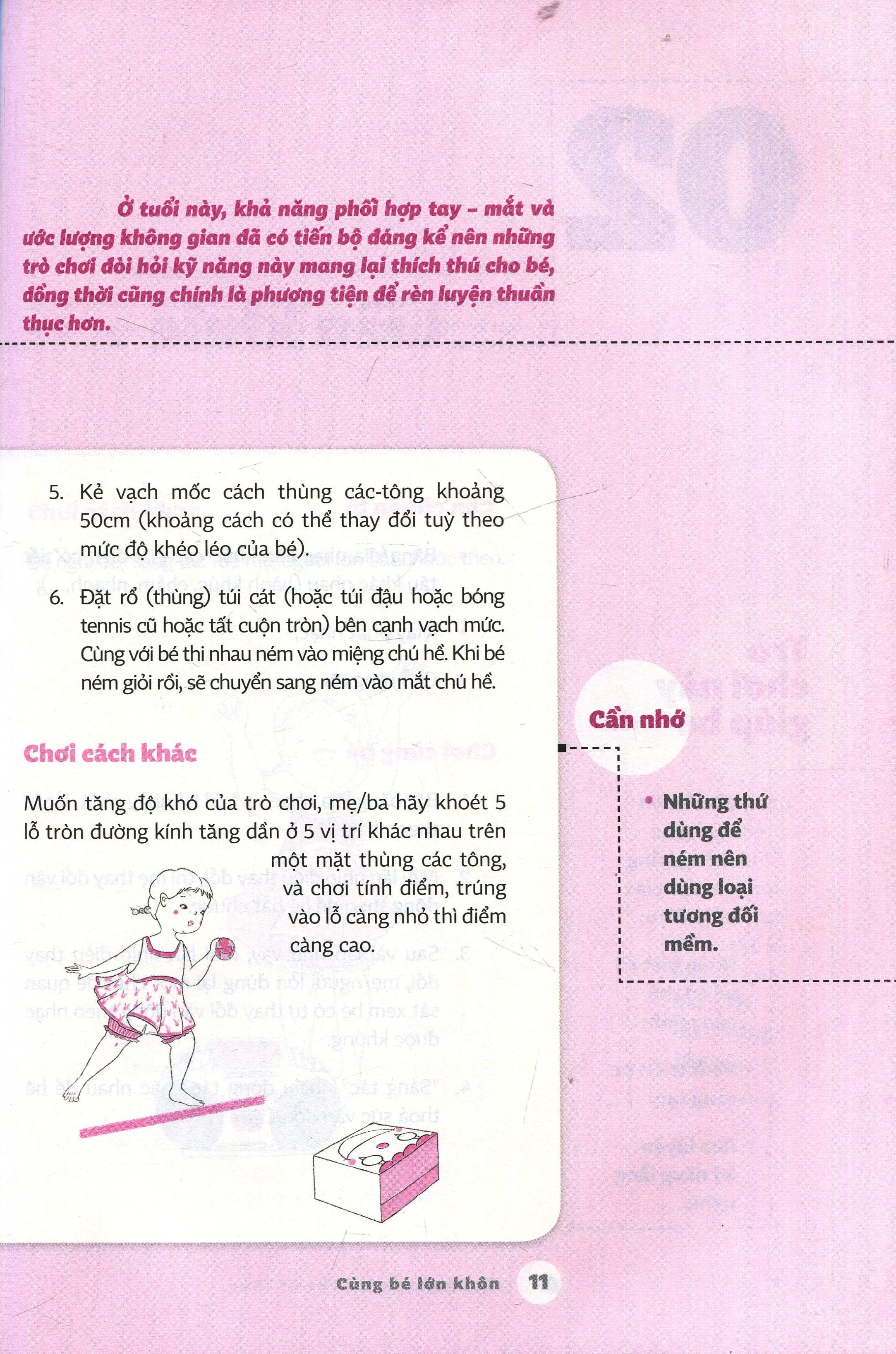 cùng bé lớn khôn - 30 trò chơi dành cho bé từ 24 đến 36 tháng tuổi