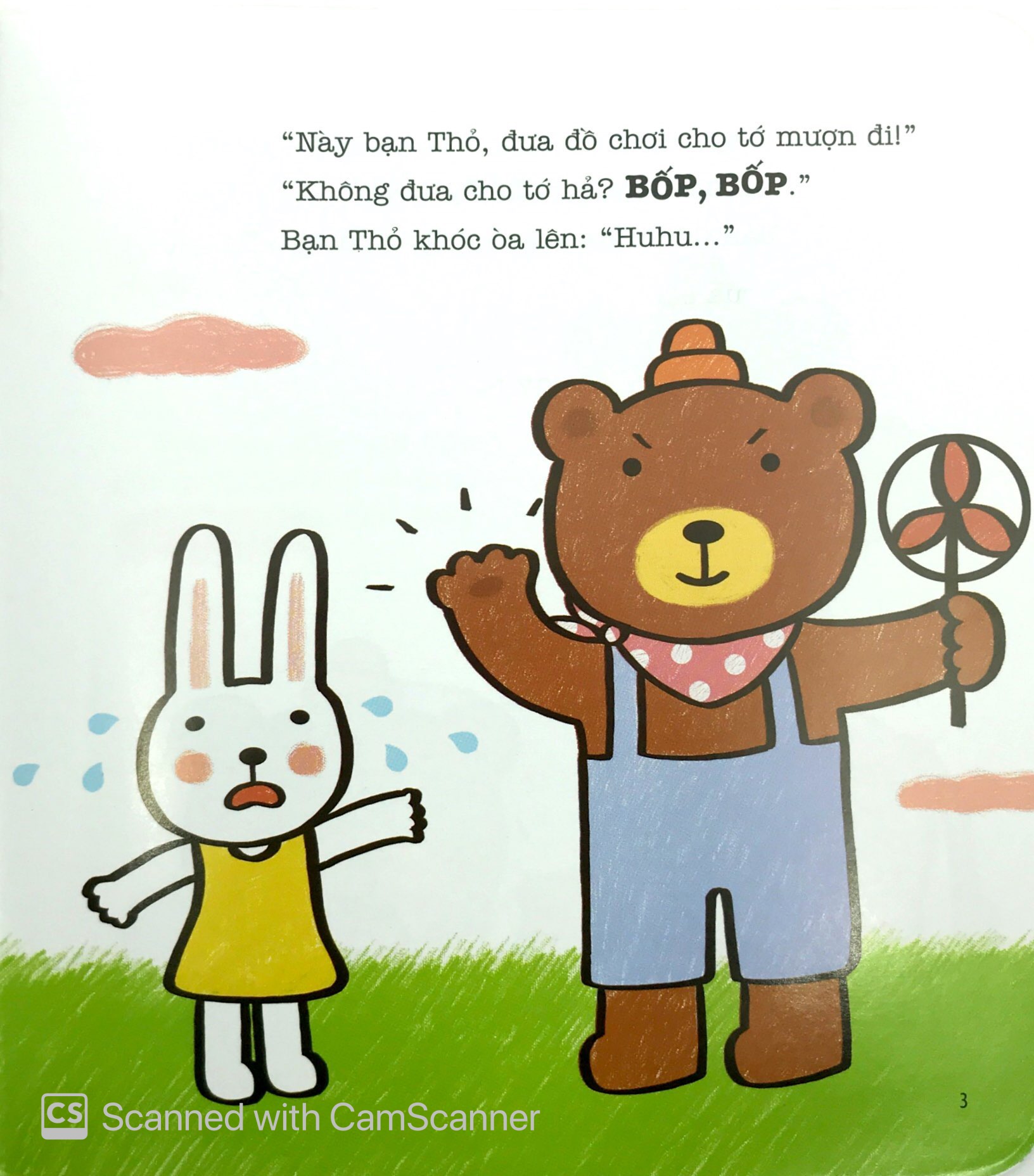 cùng bé lớn khôn - đôi bàn tay gấu