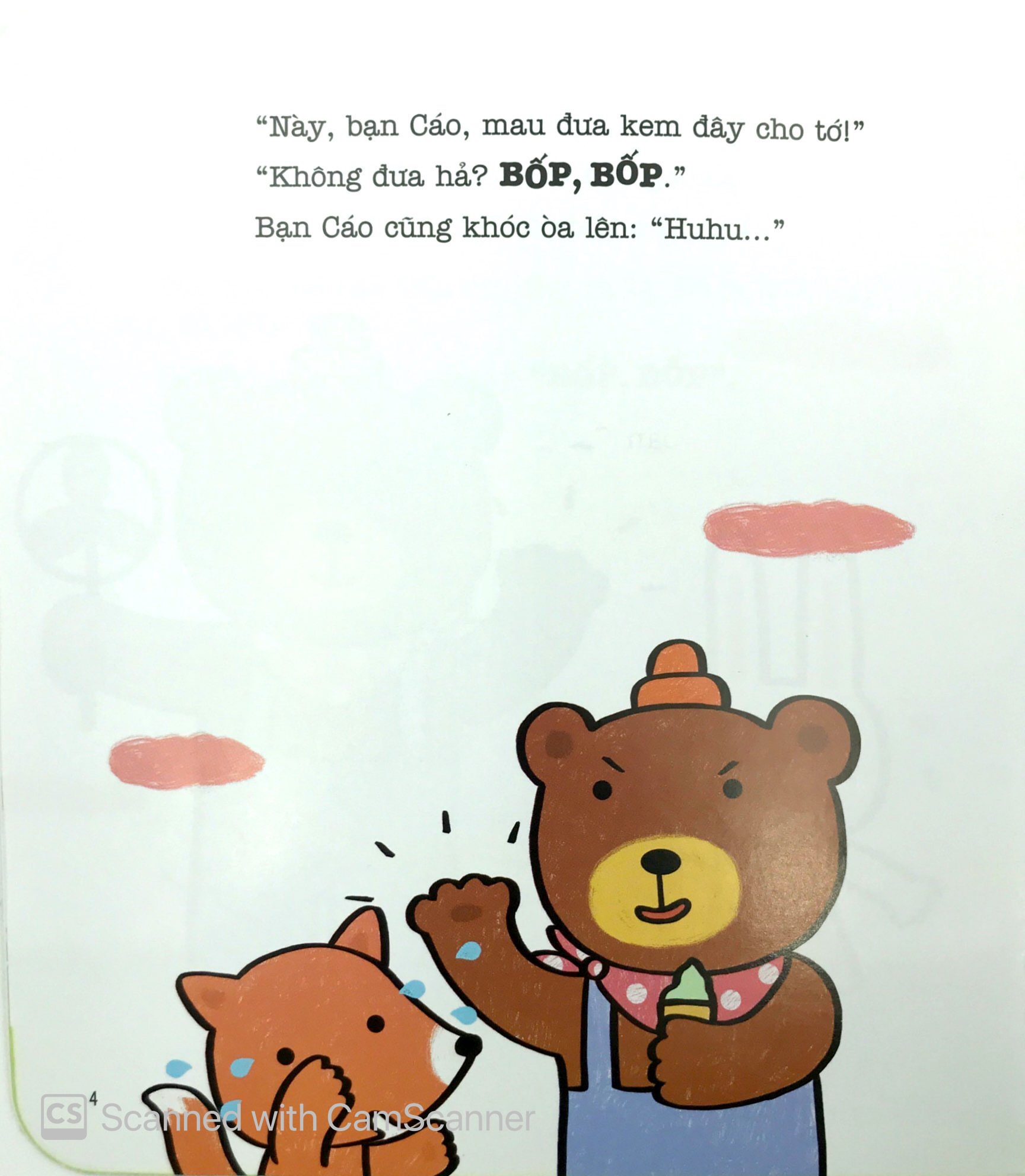 cùng bé lớn khôn - đôi bàn tay gấu