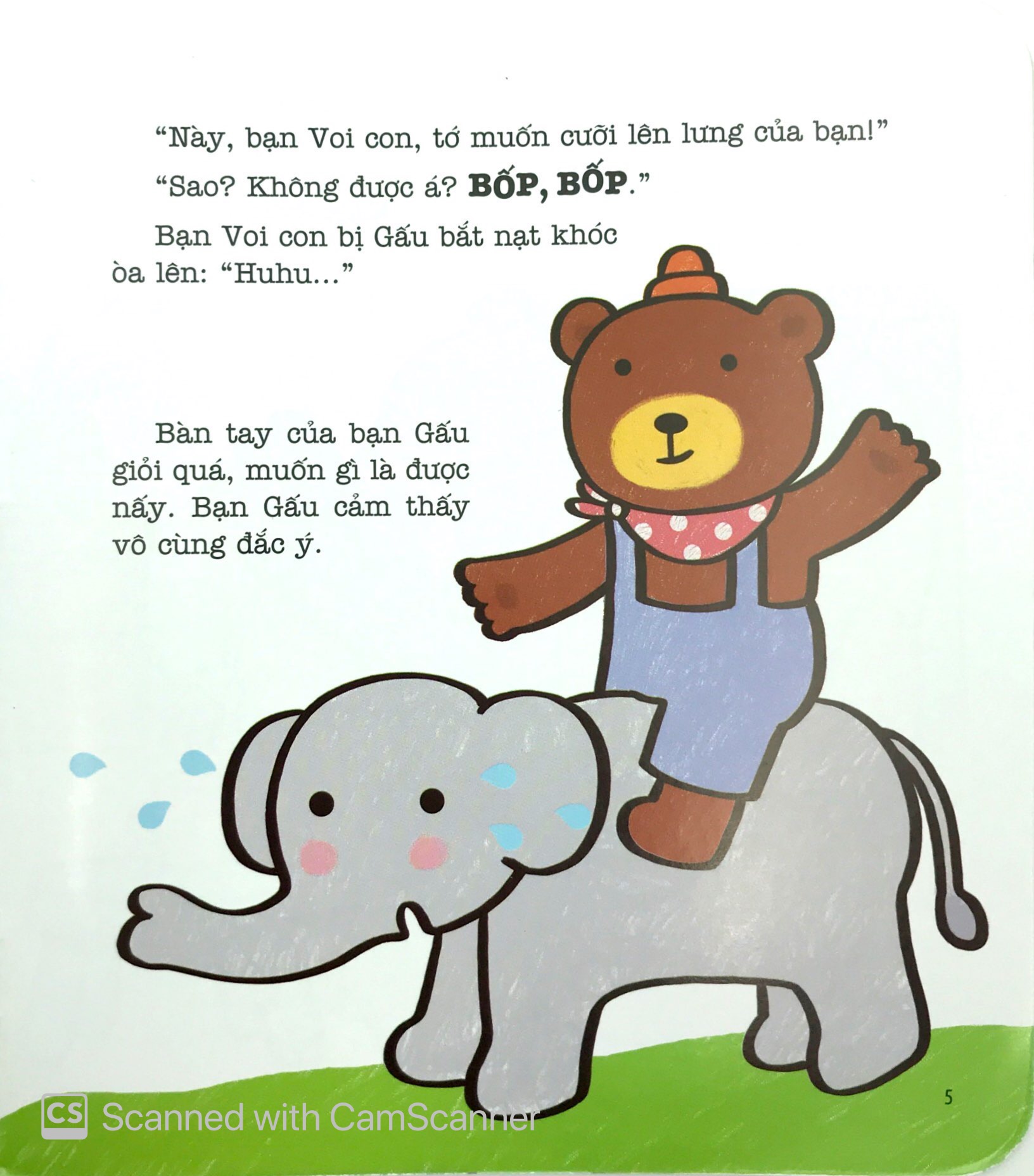 cùng bé lớn khôn - đôi bàn tay gấu