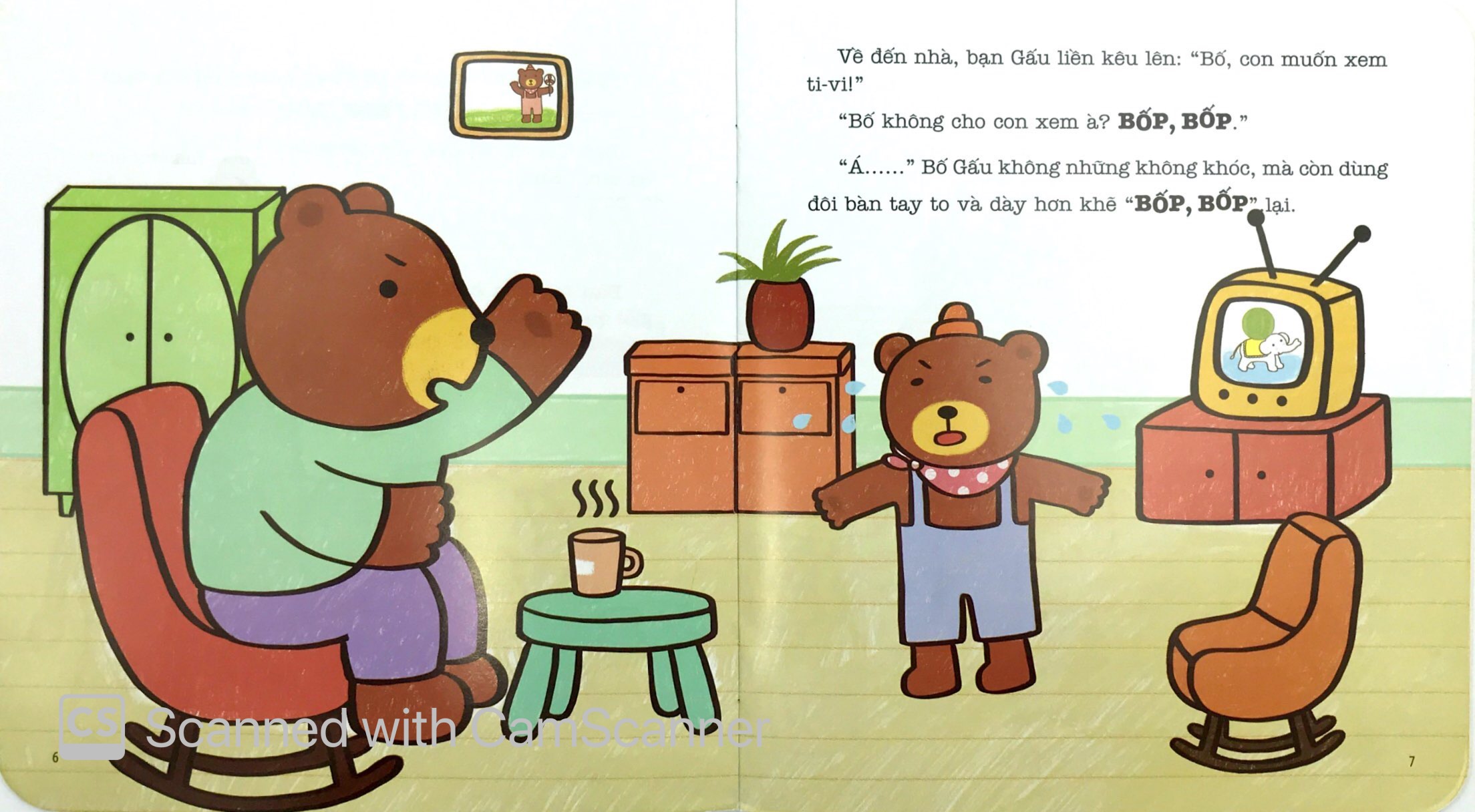 cùng bé lớn khôn - đôi bàn tay gấu