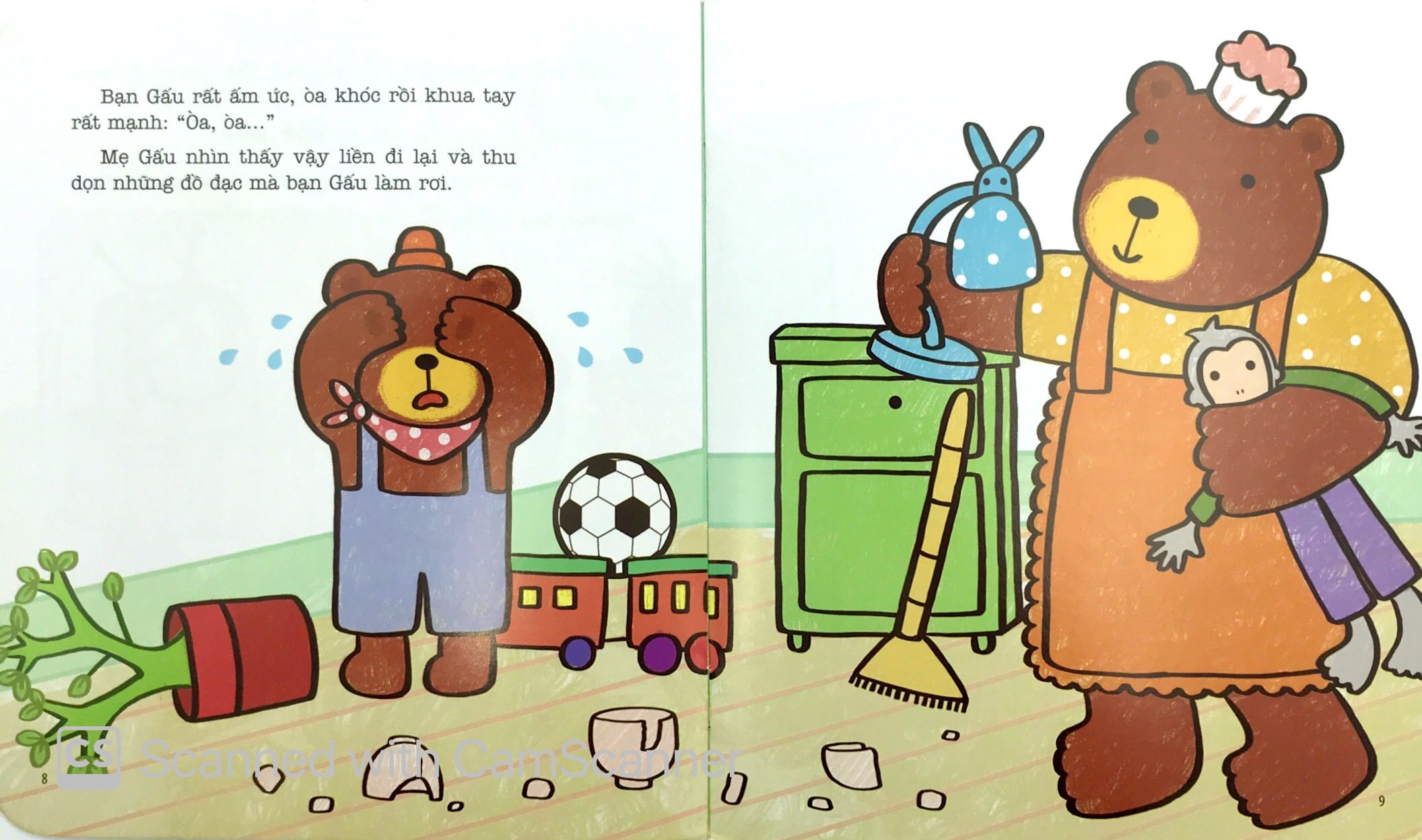 cùng bé lớn khôn - đôi bàn tay gấu