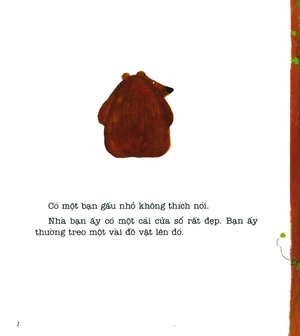 cùng bé lớn khôn - gấu nhỏ không thích nói