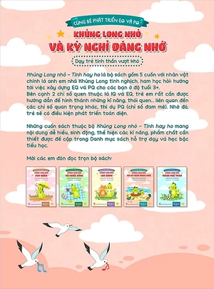 cùng bé phát triển eq và pq - khủng long nhỏ và kỳ nghỉ đáng nhớ - dạy trẻ tinh thần vượt khó
