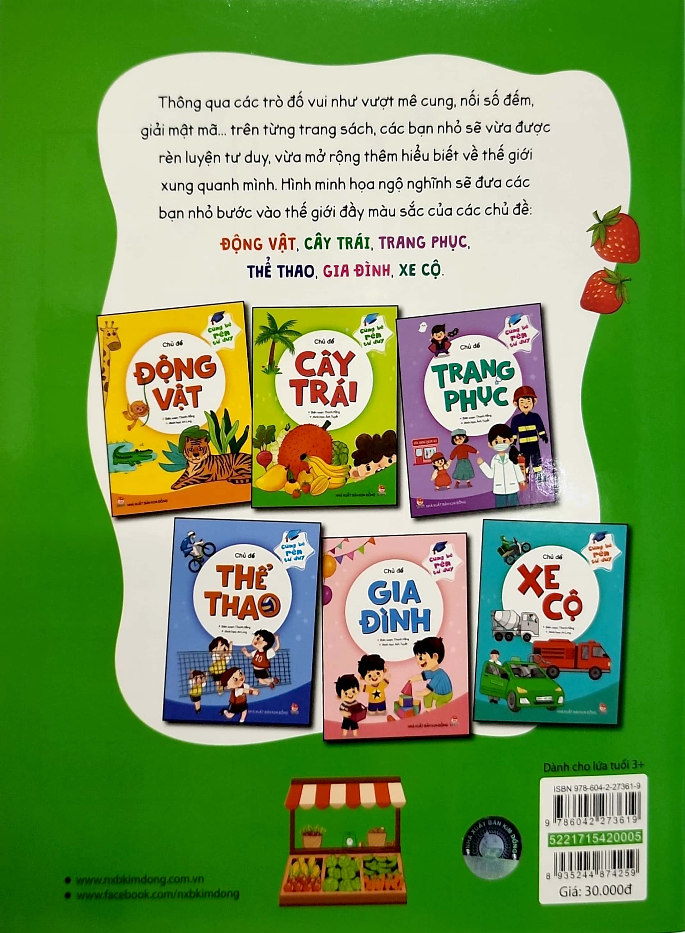 cùng bé rèn tư duy - chủ đề - cây trái