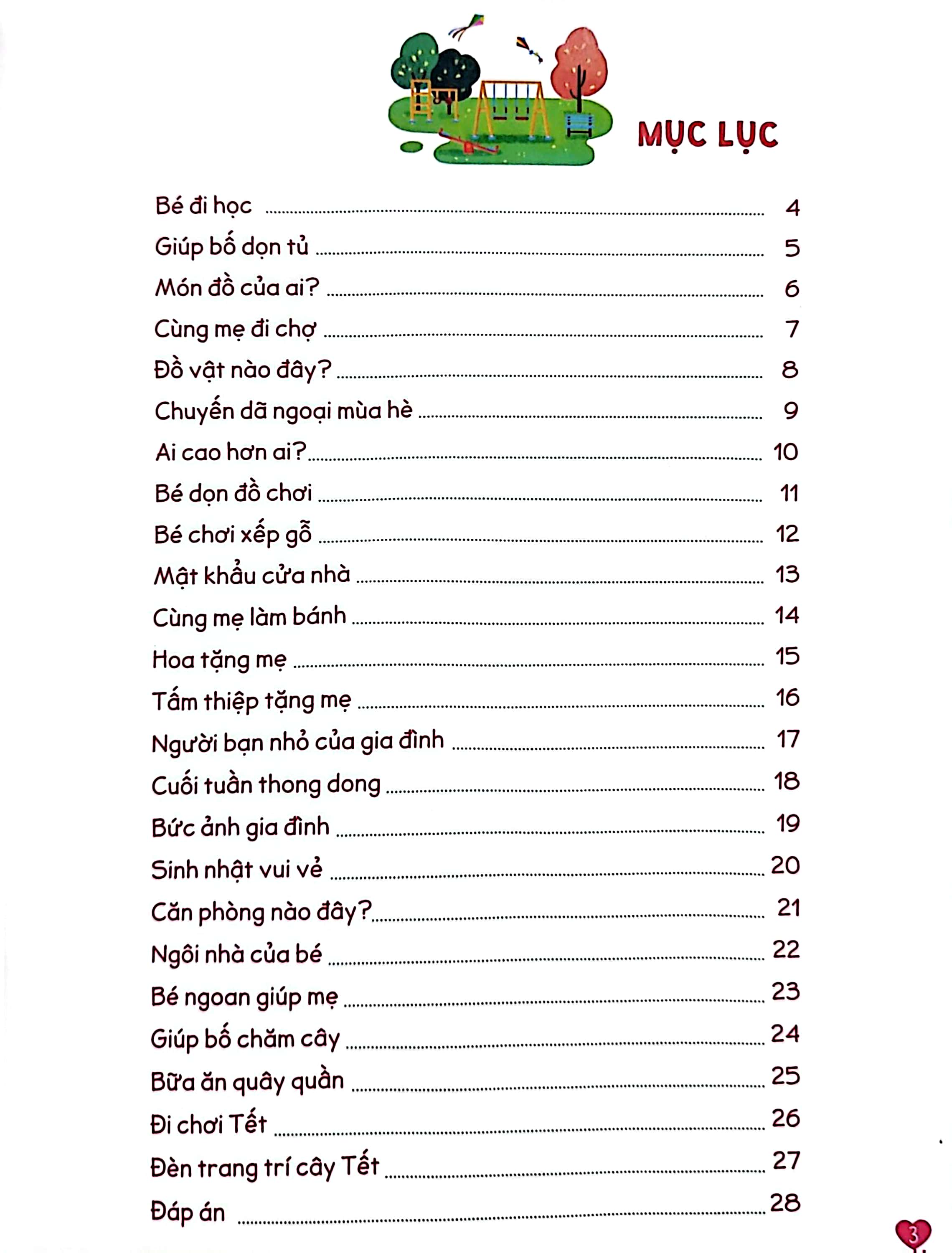 cùng bé rèn tư duy - chủ đề - gia đình