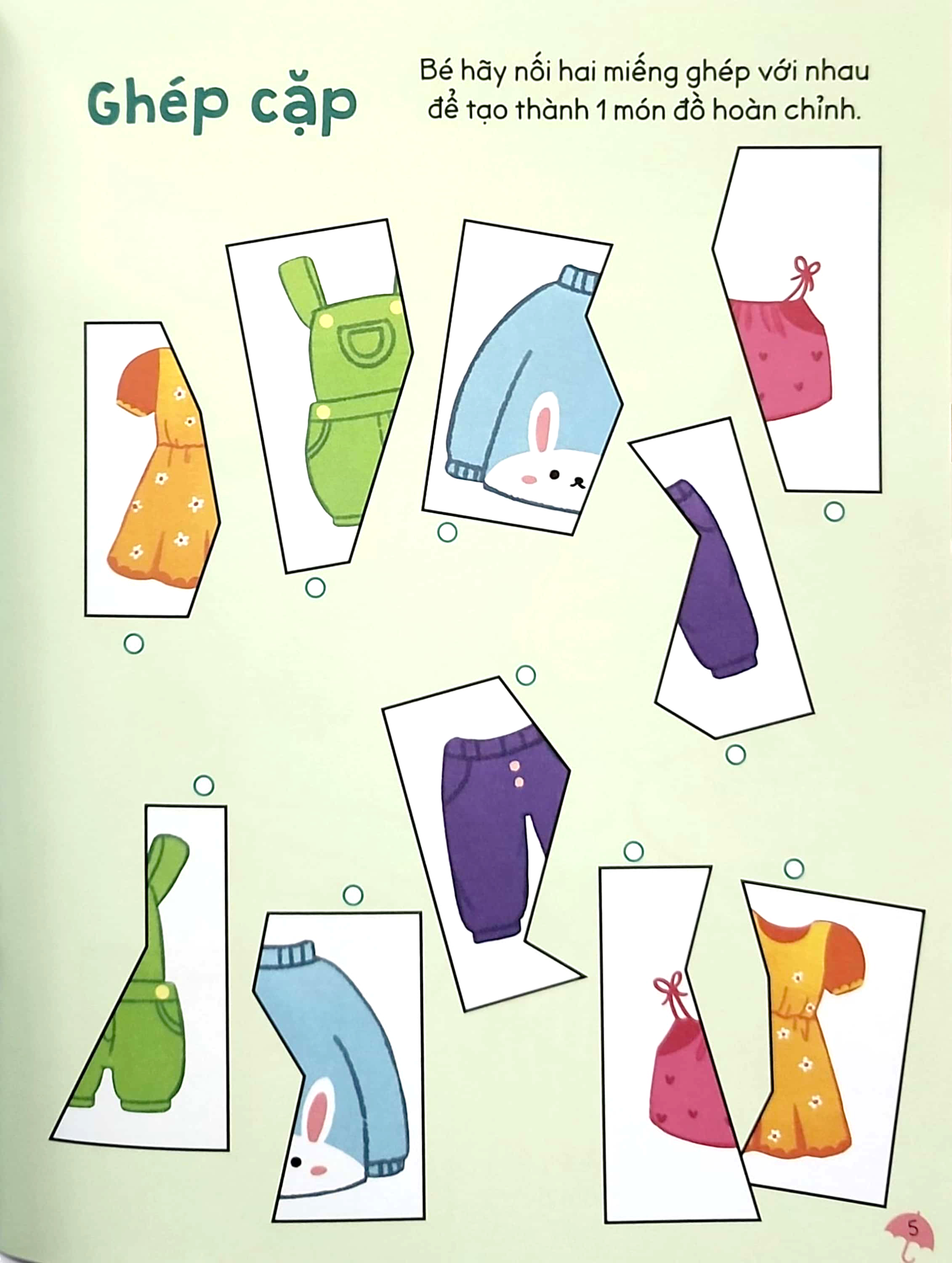 cùng bé rèn tư duy - chủ đề - trang phục