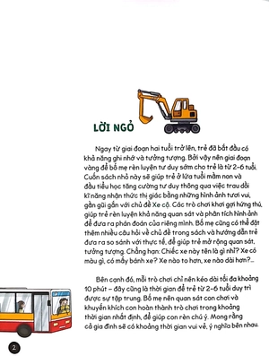 cùng bé rèn tư duy - chủ đề - xe cộ