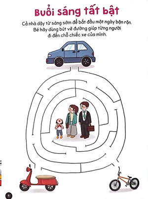 cùng bé rèn tư duy - chủ đề - xe cộ