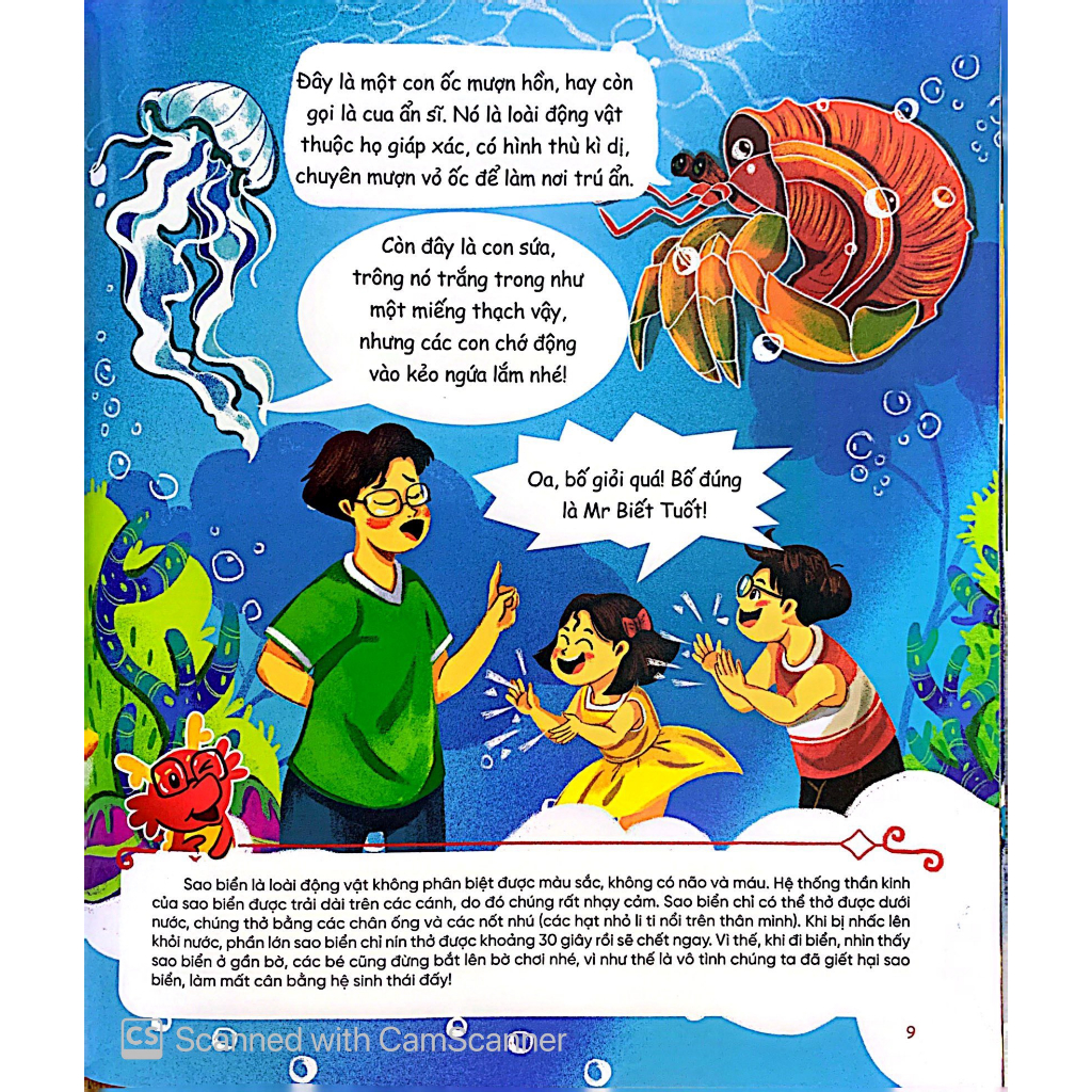 cùng bố khám phá thế giới - quái vật dưới đại dương