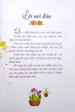 cùng bố mẹ đọc sách - bé nghĩ lời kết - chiếc gương thần