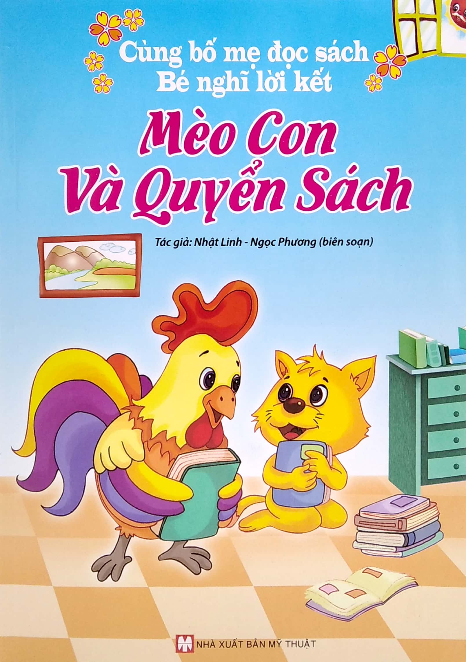 cùng bố mẹ đọc sách bé nghĩ lời kết - mèo con và quyển sách (tái bản 2021)