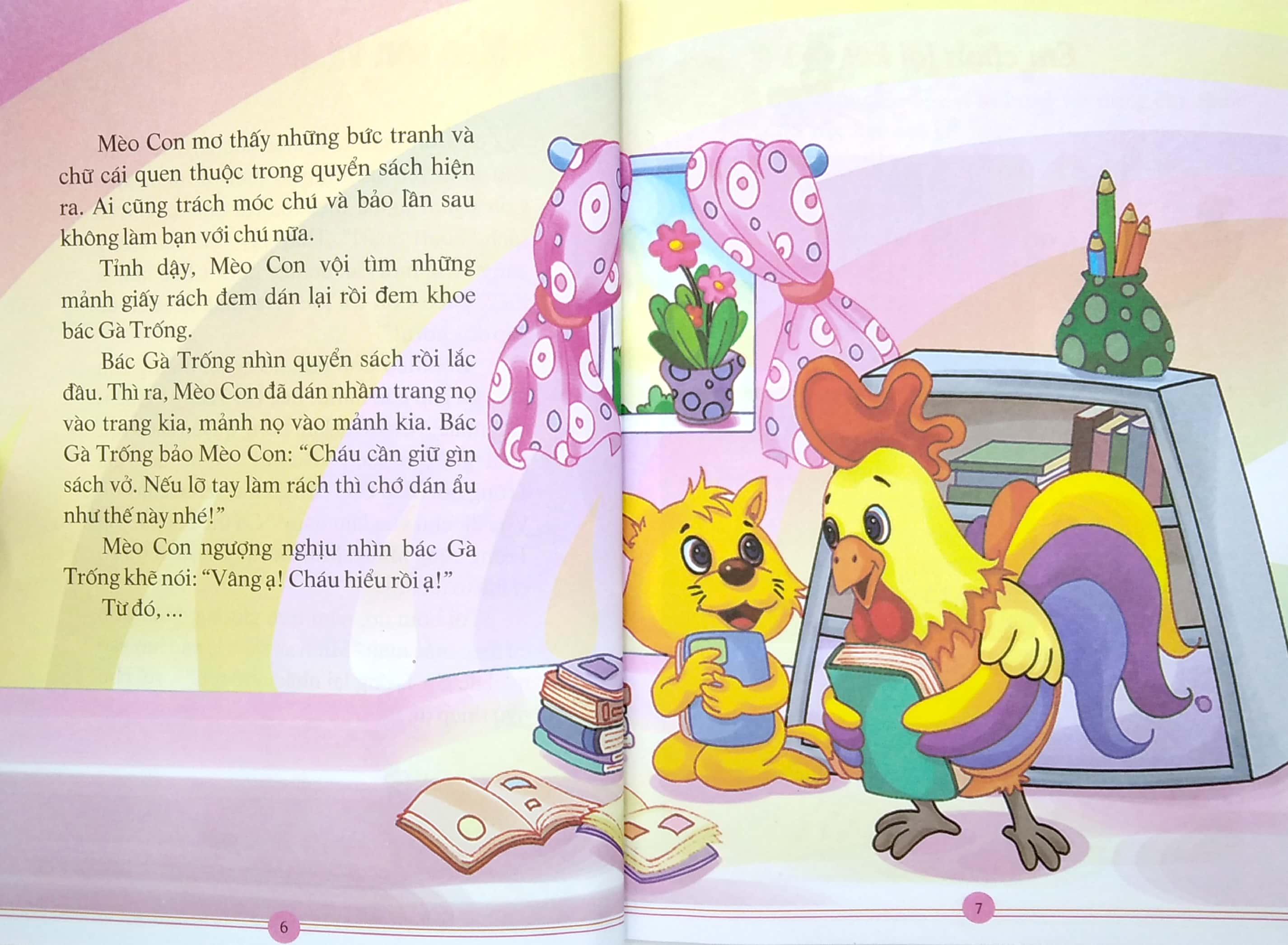 cùng bố mẹ đọc sách bé nghĩ lời kết - mèo con và quyển sách (tái bản 2021)