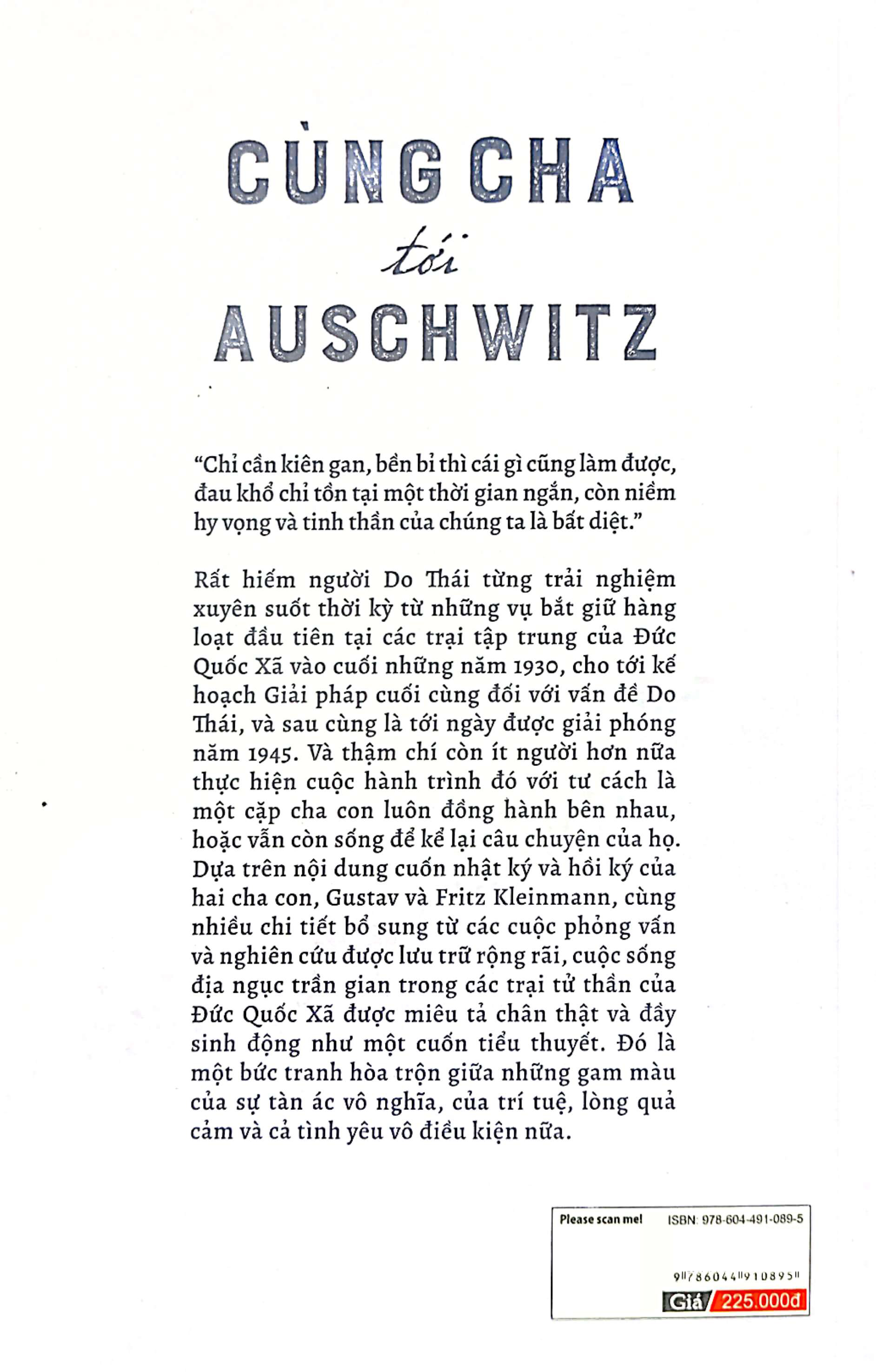 cùng cha tới auschwits