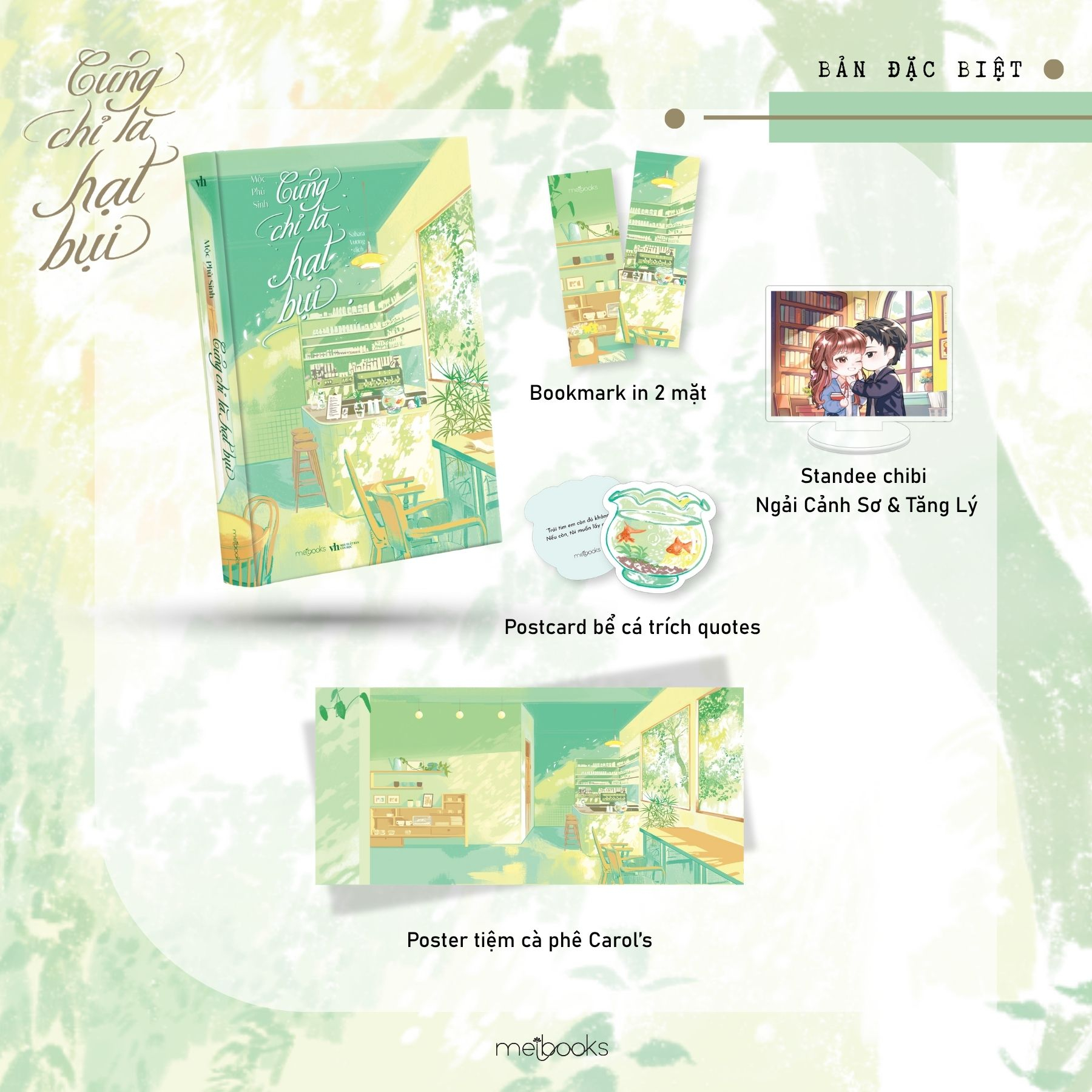 Cũng Chỉ Là Hạt Bụi - Bản Đặc Biệt - Tặng Kèm Bookmark + Postcard + Standee + Poster