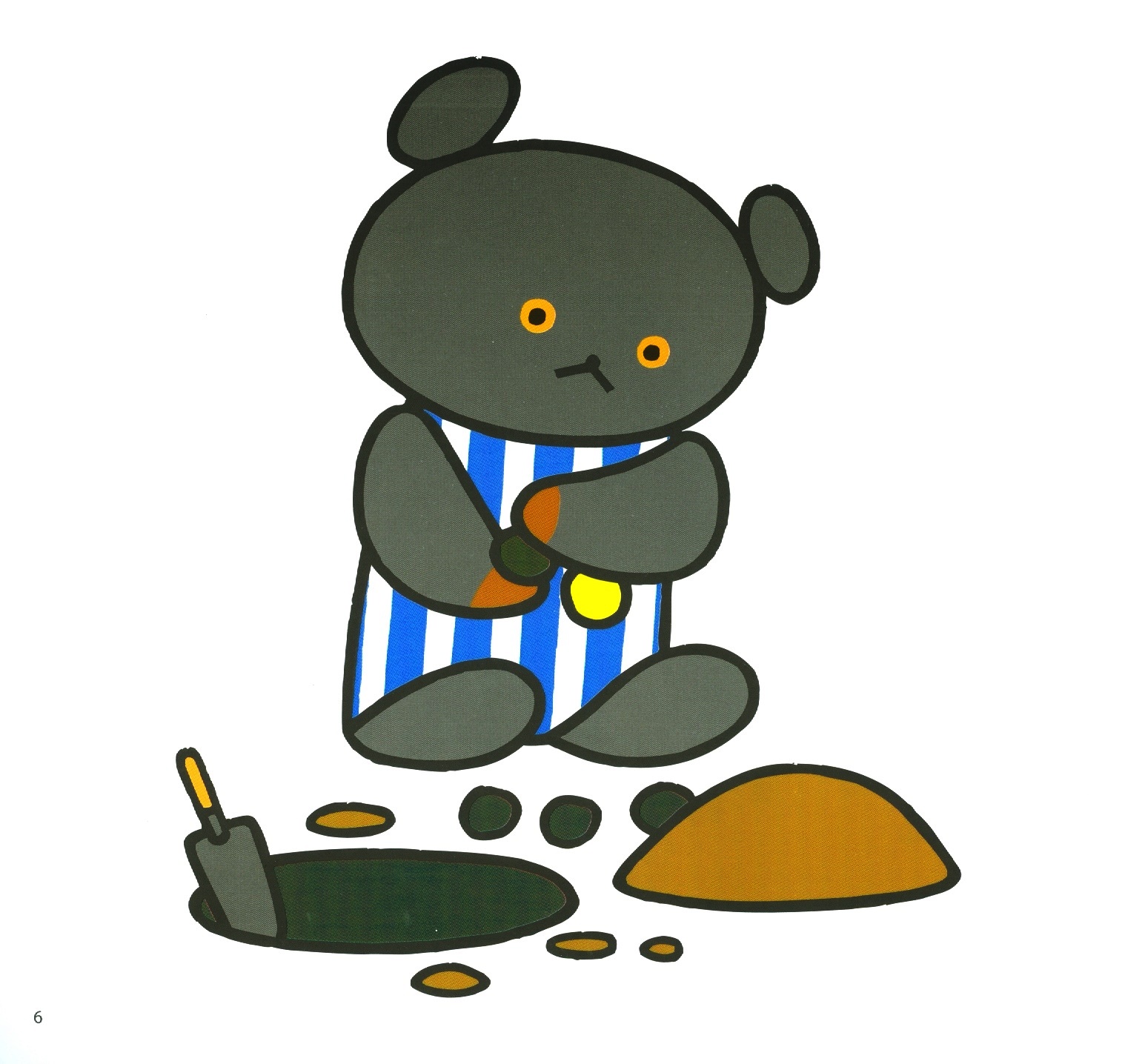 cùng chơi với gấu con - bạn gấu con nghịch bùn (0-3)