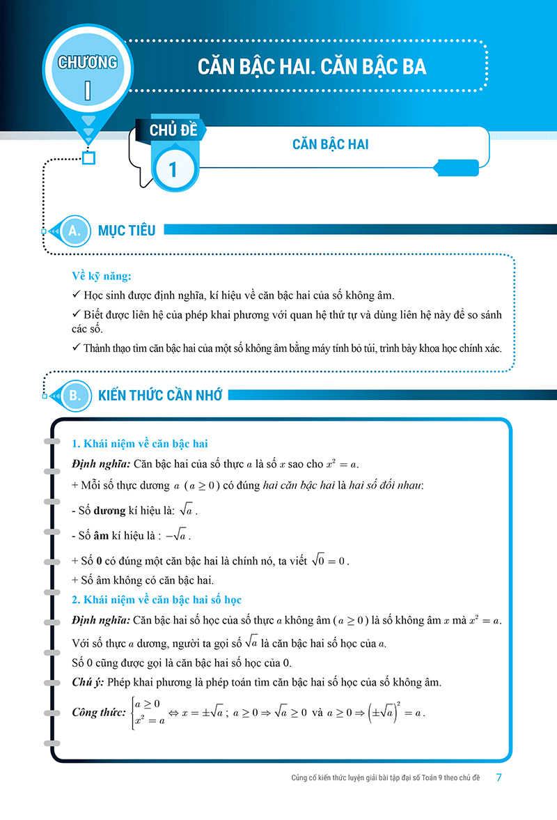 củng cố kiến thức luyện giải bài tập đại số toán 9