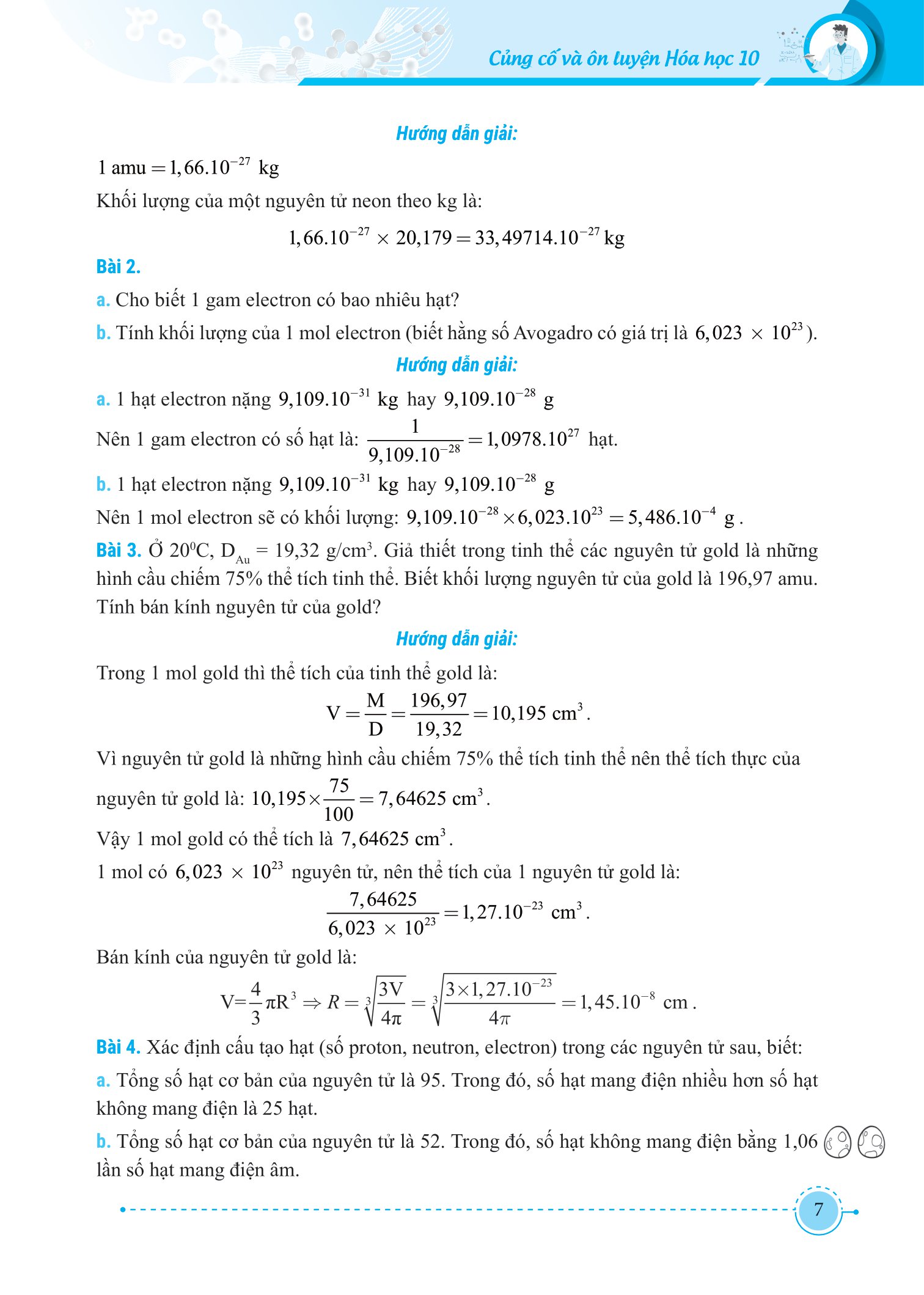 củng cố và ôn luyện hóa học 10 (theo chương trình sách giáo khoa mới nhất)