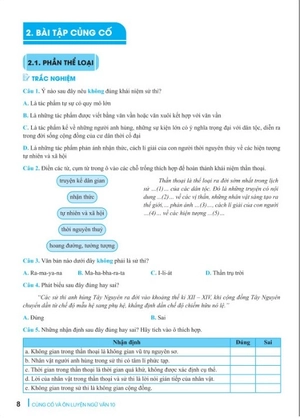 củng cố và ôn luyện ngữ văn 10 (theo chương trình gdpt mới)