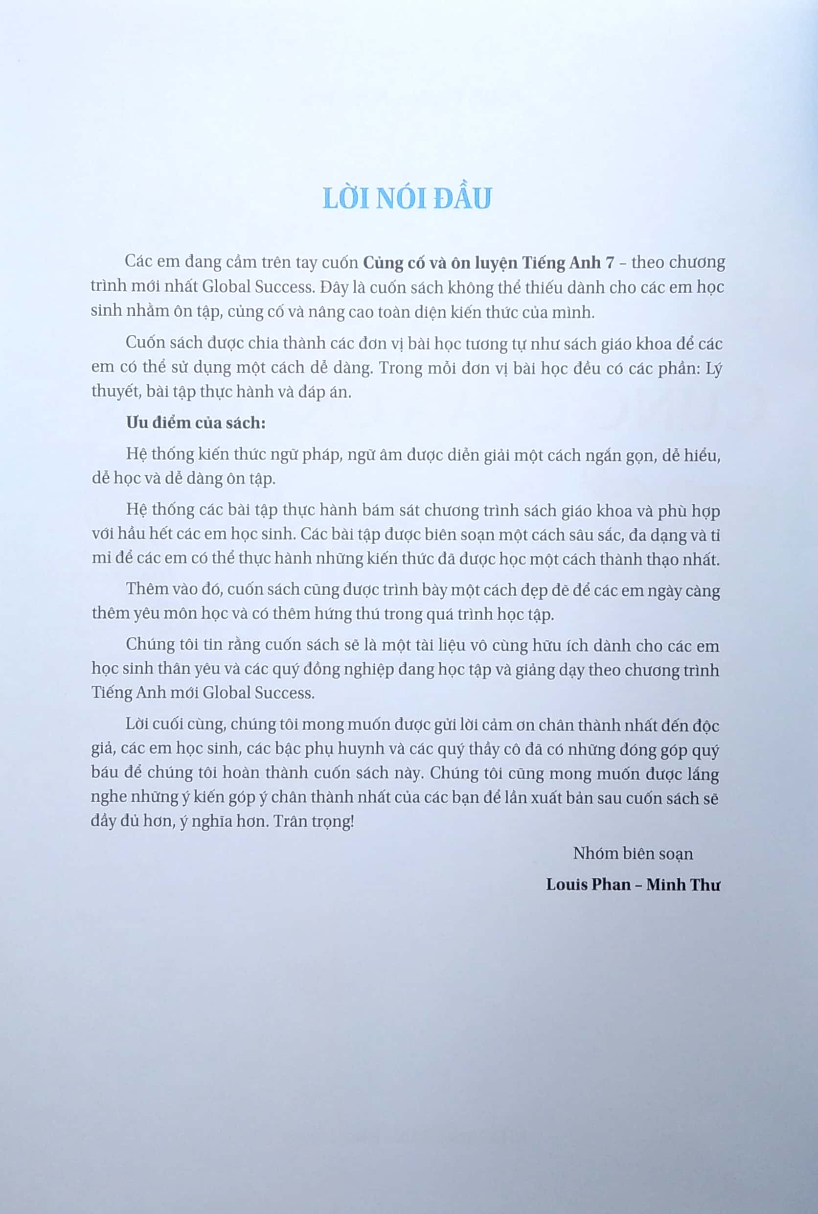 củng cố và ôn luyện tiếng anh 7 (biên soạn theo chương trình giao dục phổ thông mới)