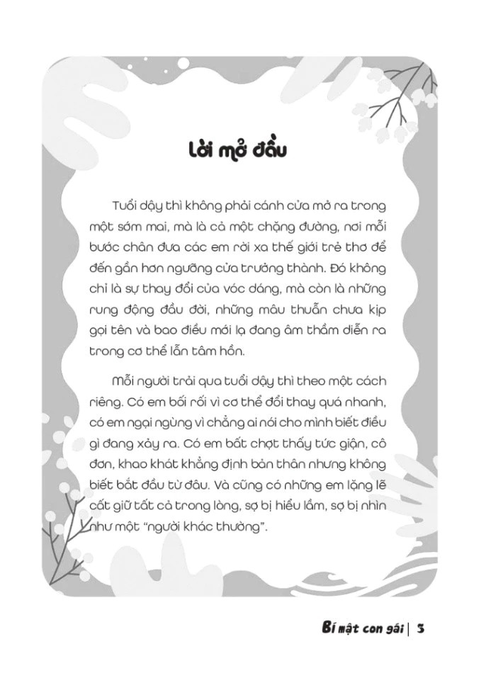 Cung Con Buoc Qua Tuoi Day Thi - Bi Mat Con Gai