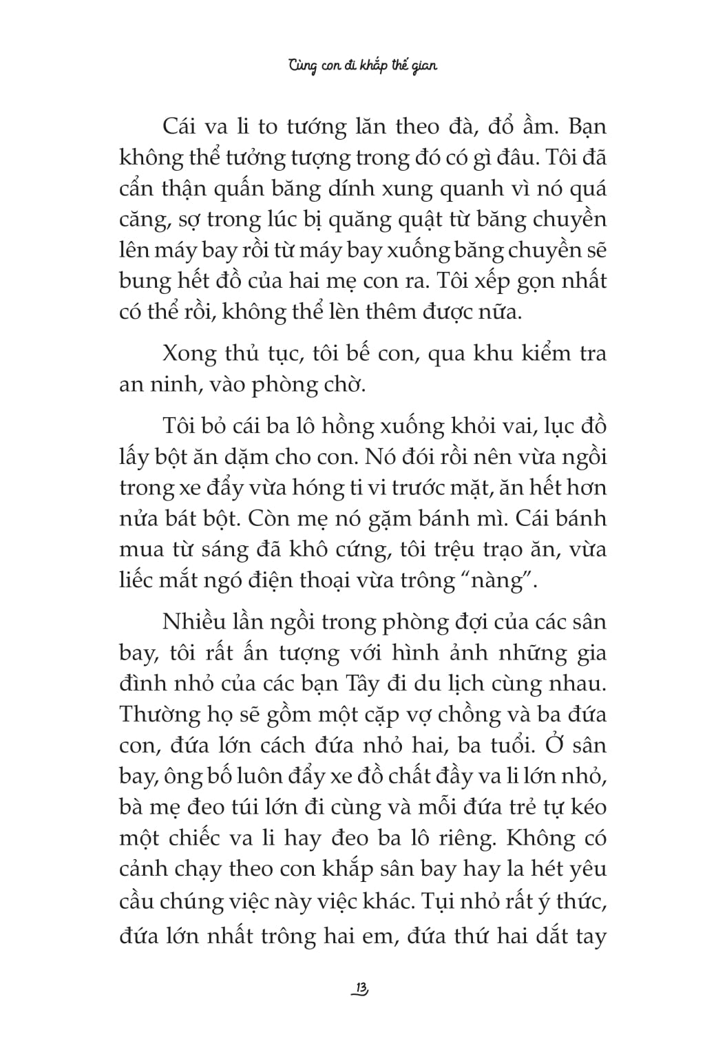 cùng con đi khắp thế gian