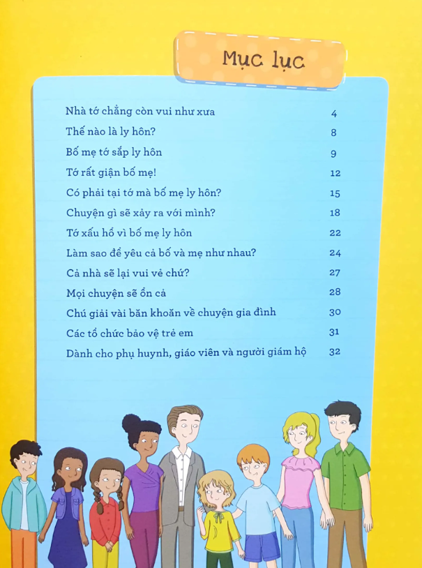 cùng con đối mặt với khủng hoảng khi bố mẹ ly hôn