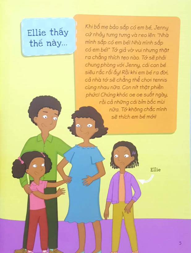 cùng con đối mặt với nỗi lo sắp có em bé