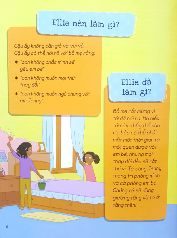 cùng con đối mặt với nỗi lo sắp có em bé