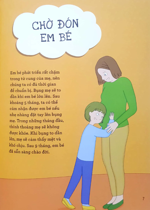 cùng con đối mặt với nỗi lo sắp có em bé