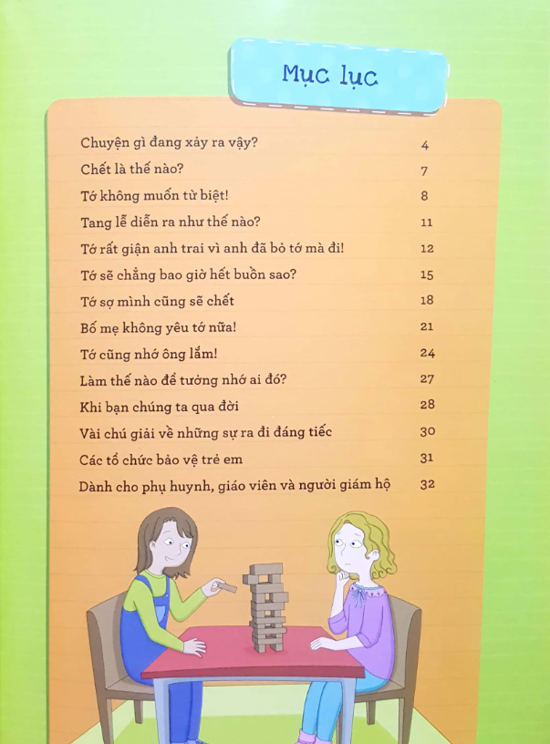 cùng con đối mặt với nỗi mất mát khi người thân ra đi