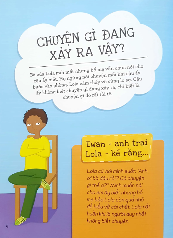 cùng con đối mặt với nỗi mất mát khi người thân ra đi