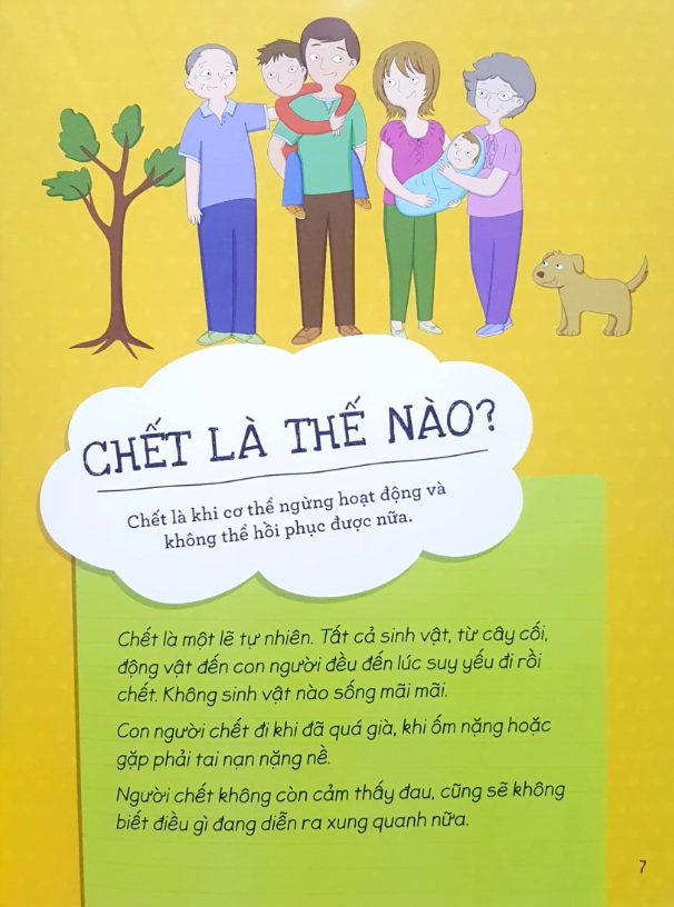 cùng con đối mặt với nỗi mất mát khi người thân ra đi