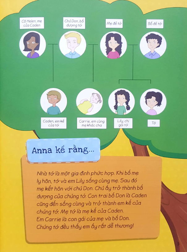 cùng con đối mặt với rắc rối trong gia đình mới