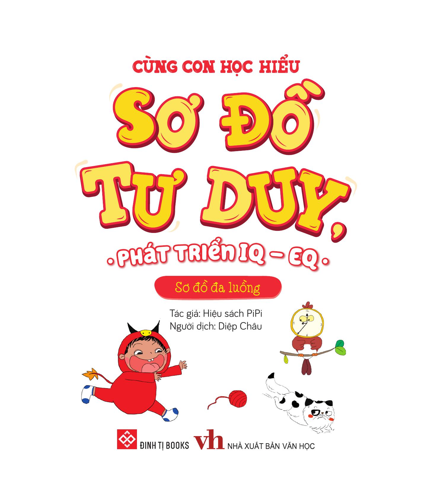 cùng con học hiểu sơ đồ tư duy, phát triển iq-eq - sơ đồ đa luồng