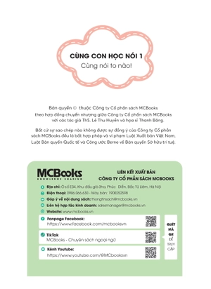 cùng con học nói 1 - cùng nói to nào