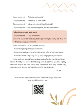 cùng con học nói 1 - cùng nói to nào