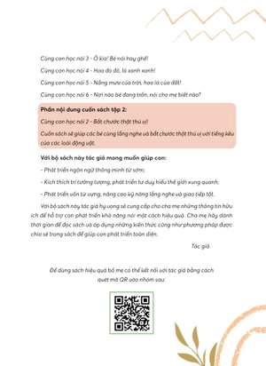 cùng con học nói 2 - bắt chước thật thú vị