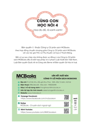 cùng con học nói 4 - hoa đo đỏ lá xanh xanh