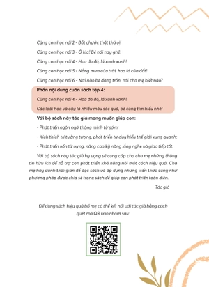 cùng con học nói 4 - hoa đo đỏ lá xanh xanh