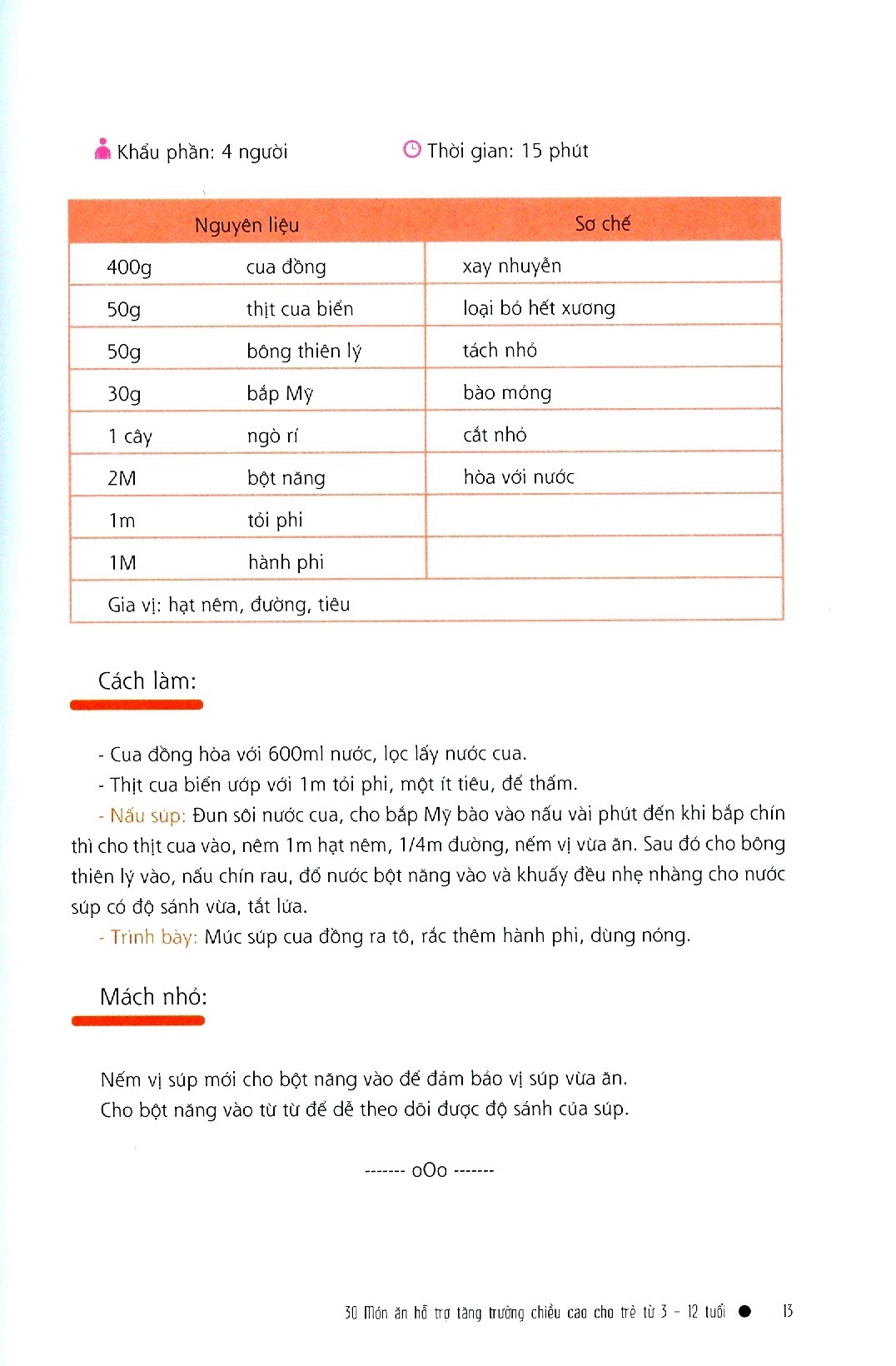 cùng con khôn lớn - 30 món ăn hỗ trợ tăng trưởng chiều cao cho trẻ từ 3-12 tuổi