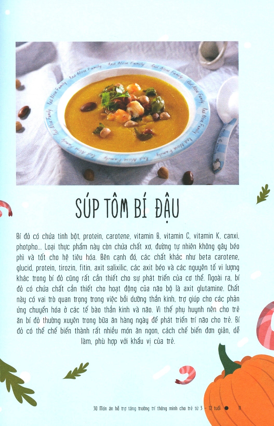 cùng con khôn lớn - 30 món ăn hỗ trợ tăng trưởng trí thông minh cho trẻ từ 3-12 tuổi